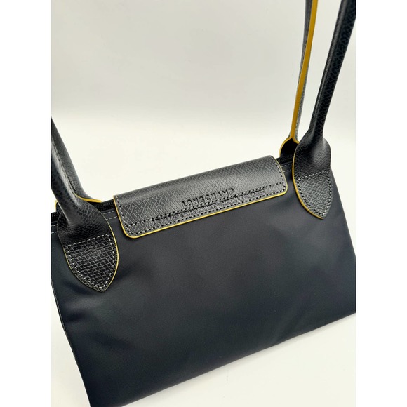 🔥Sold 🔥 Le Pliage L (Grey and Yellow) Nylon Shoulder bag (NWOT) - Picture 3 of 11